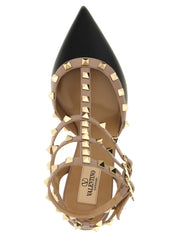 Valentino Garavani Multicolor Lamb Leather Mid Heel Pumps