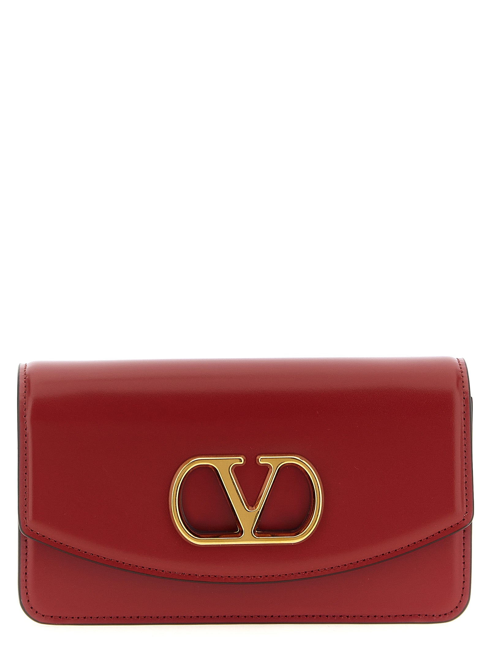 Multicolor Calfskin Clutch Bag