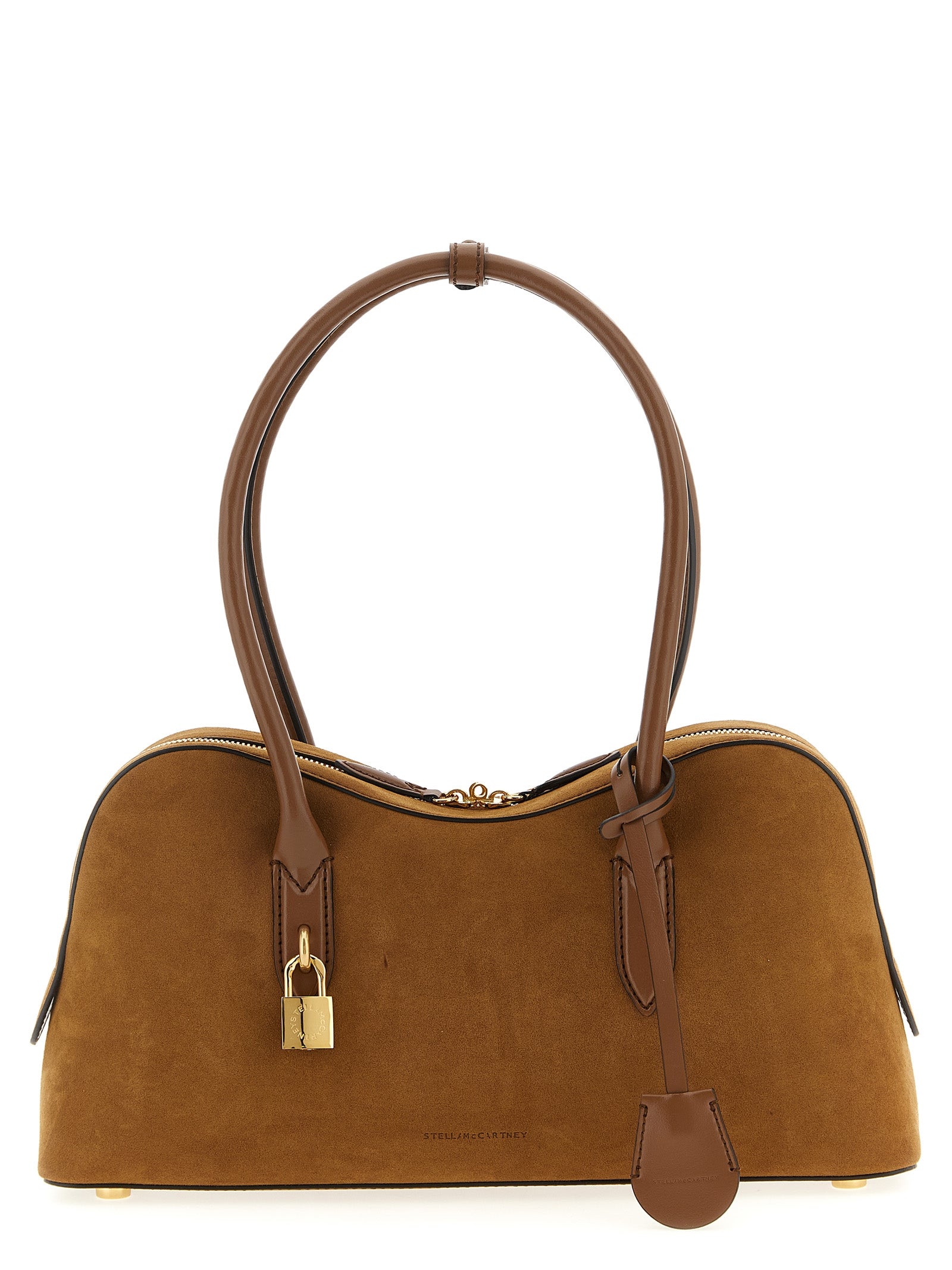 Brown Polyamide Shoulder Bag