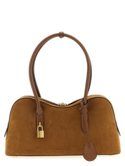 Brown Polyamide Shoulder Bag