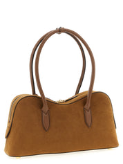 Brown Polyamide Shoulder Bag