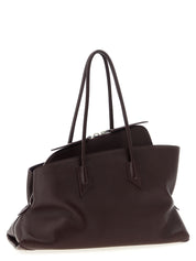 Purple Calfskin Shoulder Bag