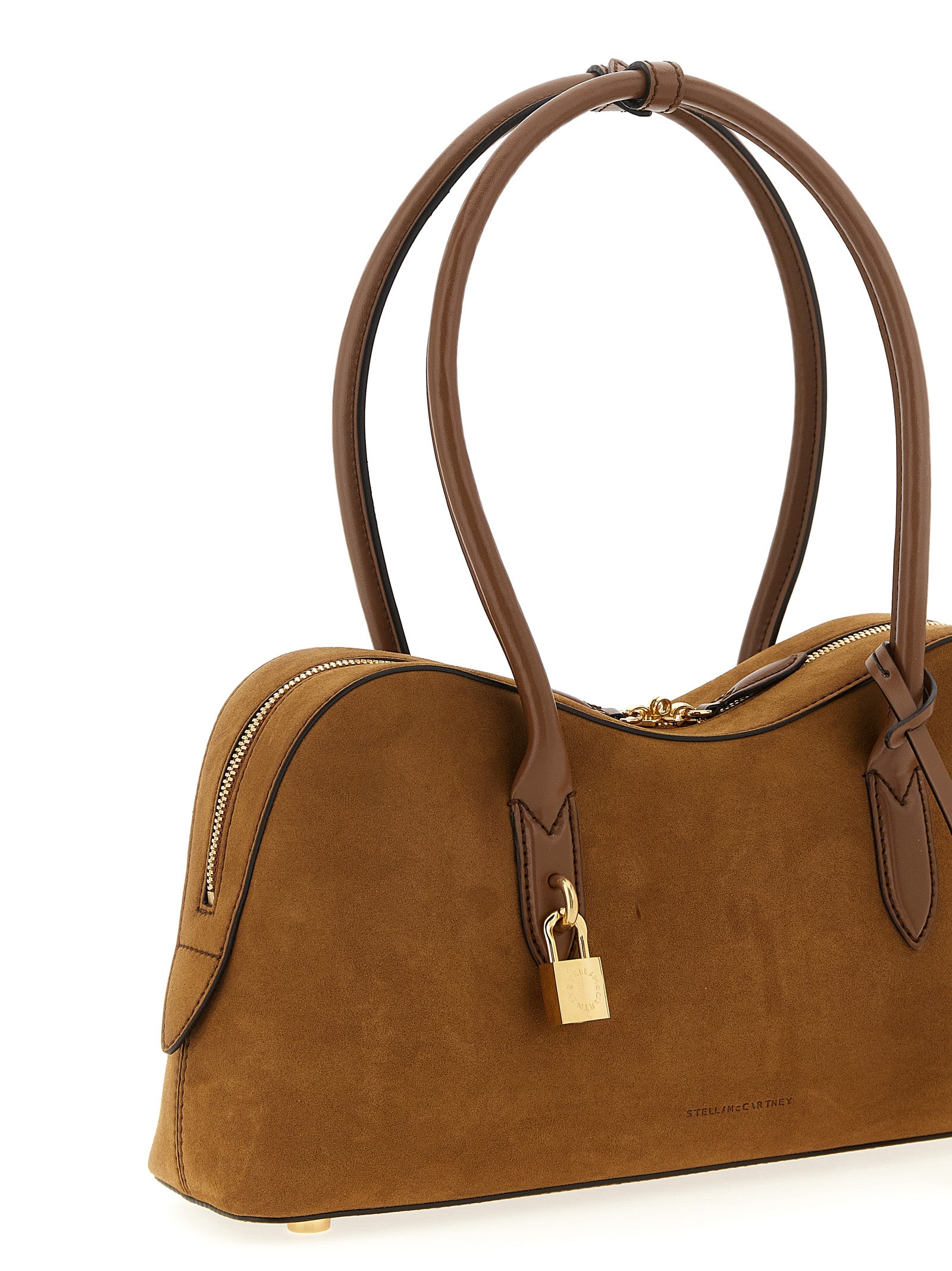 Brown Polyamide Shoulder Bag