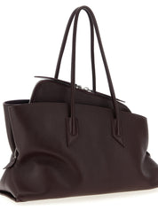 Purple Calfskin Shoulder Bag