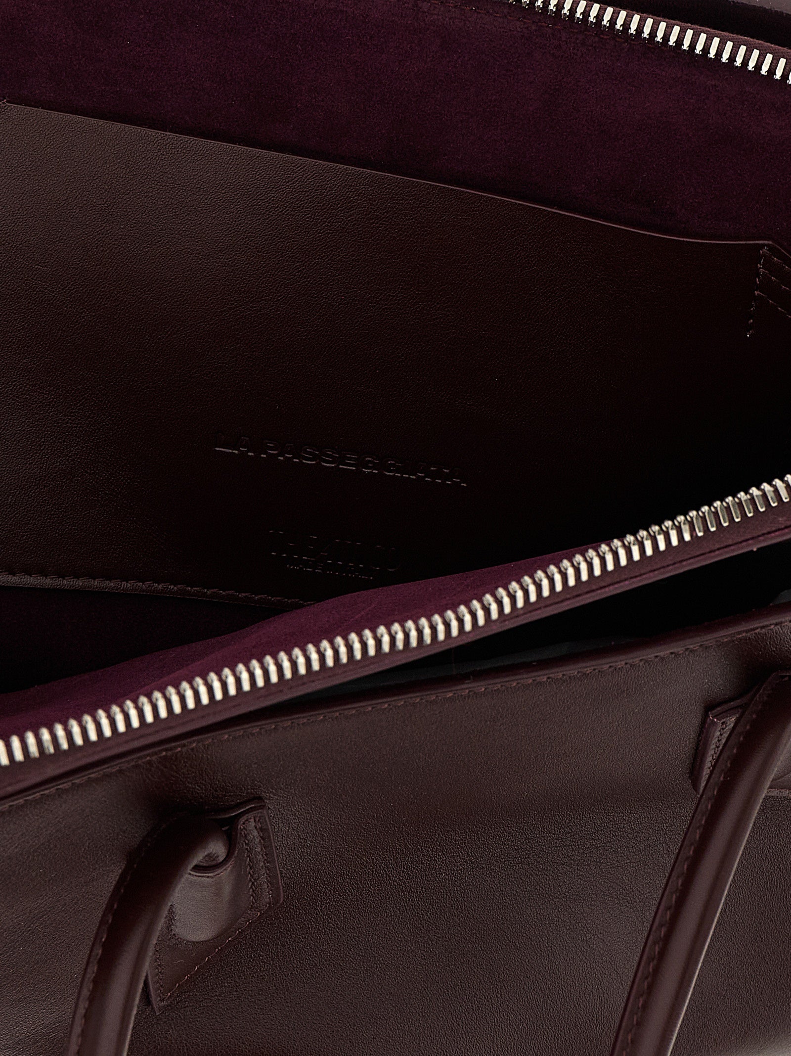 Purple Calfskin Shoulder Bag