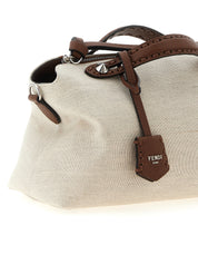 Beige Polyethylene Handbag