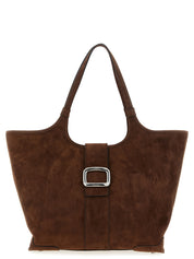 Brown Goatskin Tote Bag