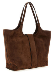 Brown Goatskin Tote Bag