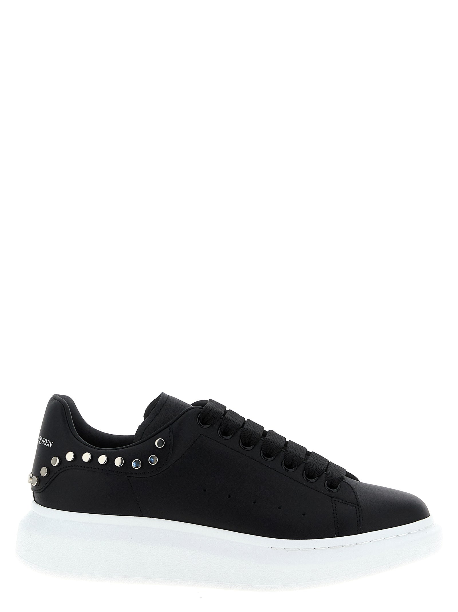 Alexander McQueen Black Calfskin Chunky Sneakers