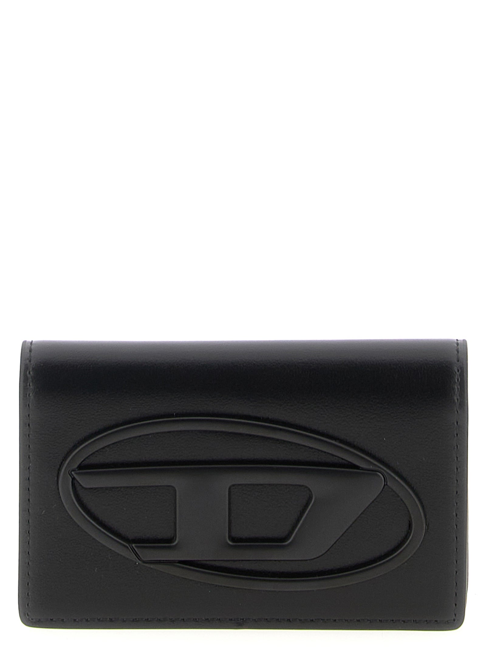 Diesel Black Leather Cardholder