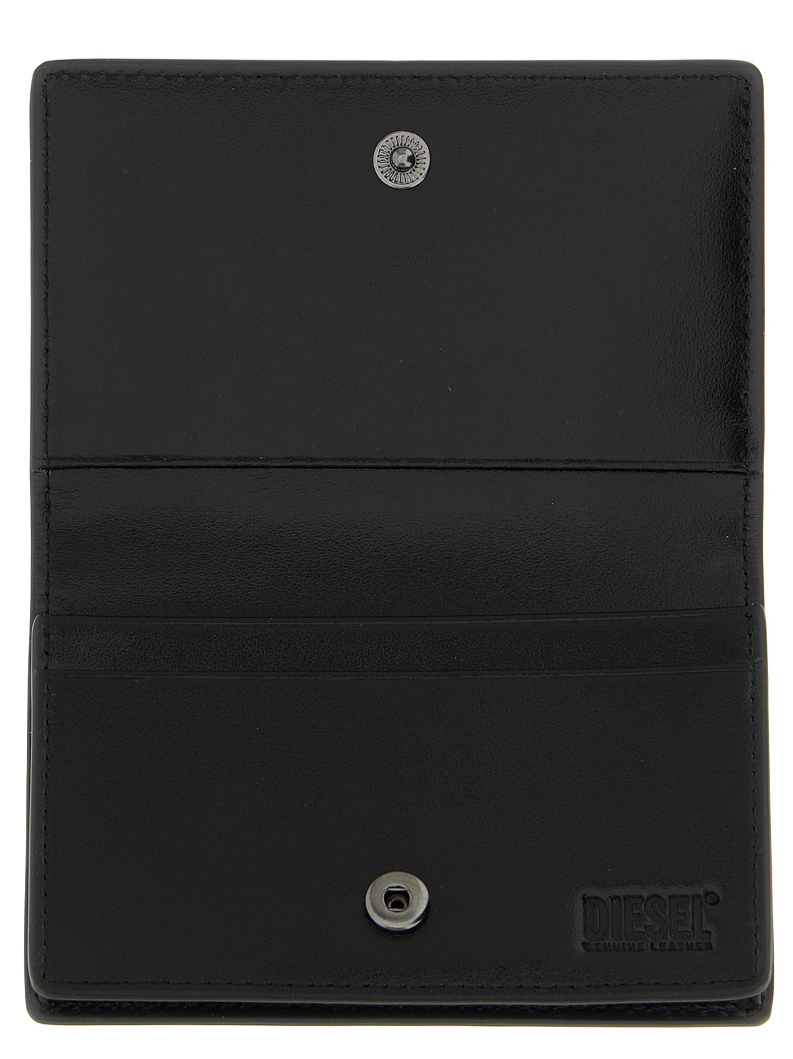 Diesel Black Leather Cardholder