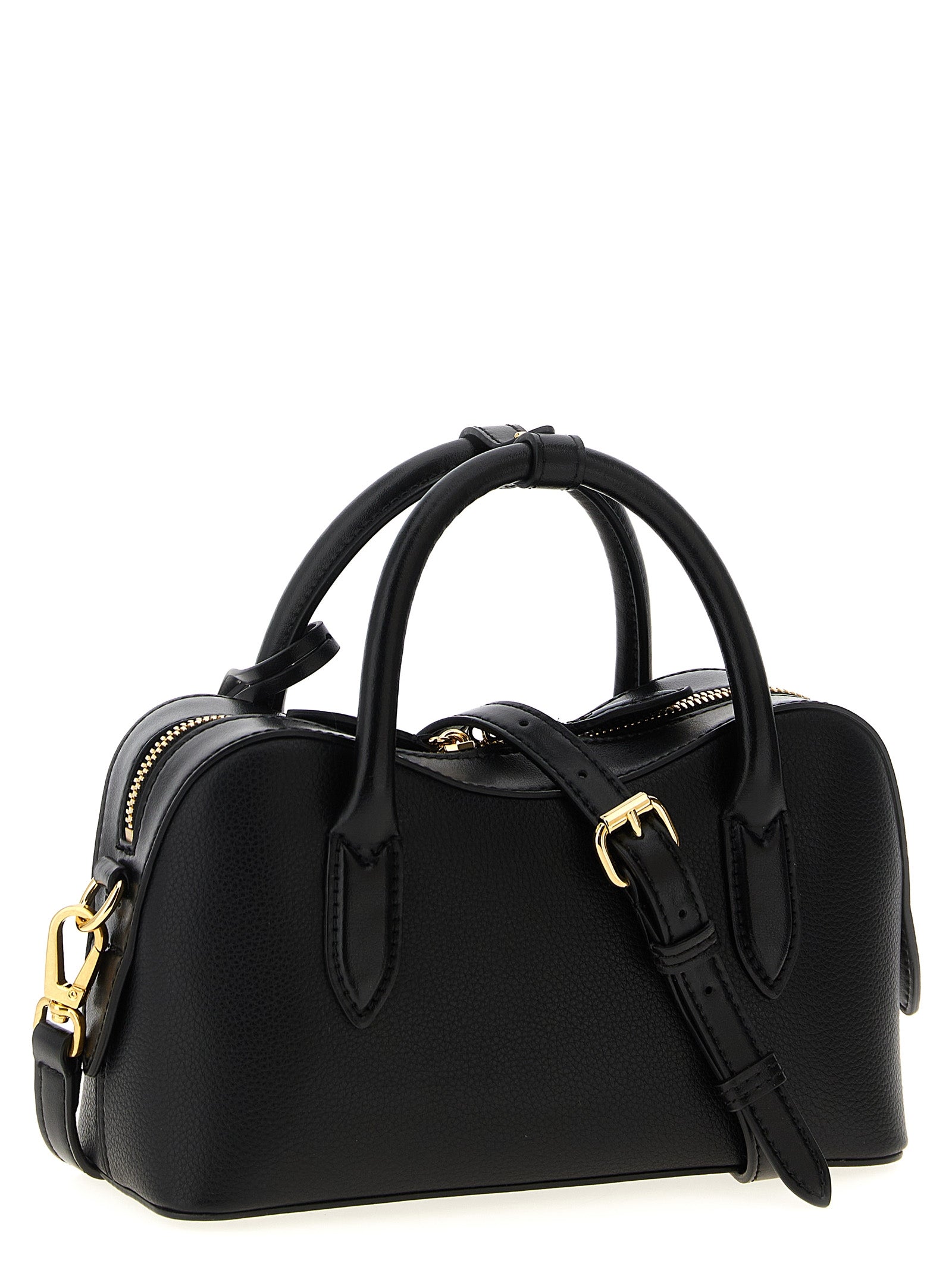Black Polyamide Crossbody Bag
