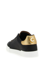 Black Calfskin Sneakers