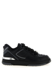 Black Calfskin Athletic Sneakers