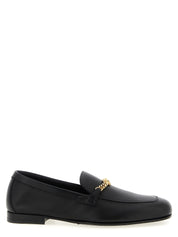 Black Calfskin Slip-On Loafers