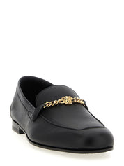 Black Calfskin Slip-On Loafers