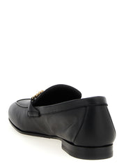 Black Calfskin Slip-On Loafers