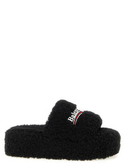 Black Polyester Slides