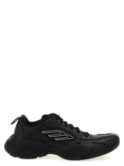 Balenciaga Black Calfskin Athletic Sneakers