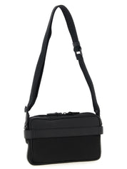 Black Fabric Crossbody Bag