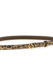 Multicolor Velvet Leather Regular Belt