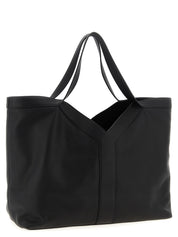 Black Calfskin Tote Bag