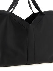 Black Calfskin Tote Bag