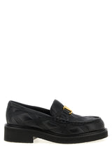 Black Lamb Leather Slip-On Loafers
