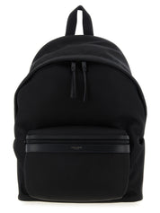 Saint Laurent Black Polyamide Backpack