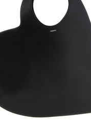 Black Cowhide Shoulder Bag