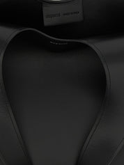 Black Cowhide Shoulder Bag