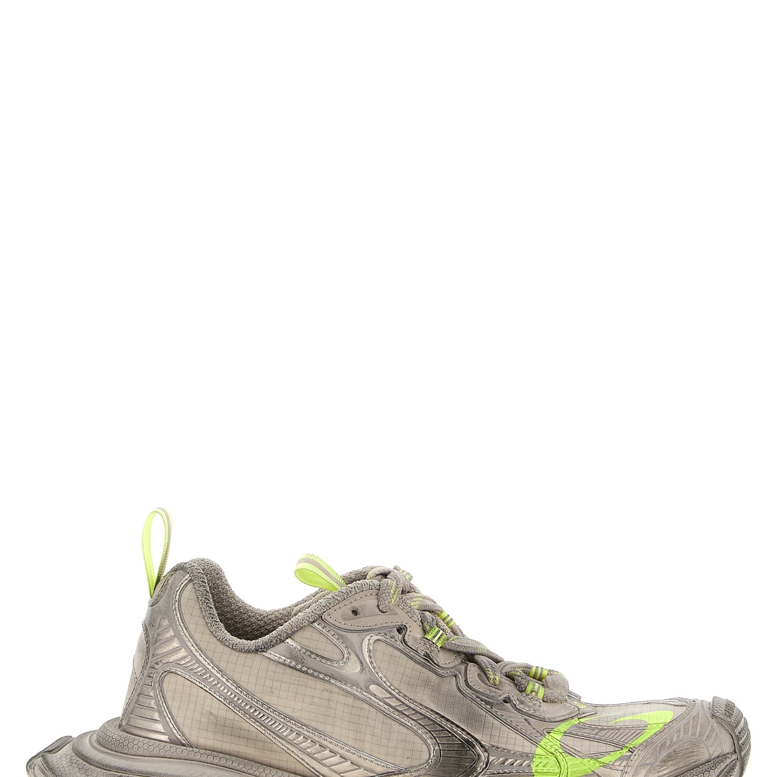 Balenciaga Gray Polyethylene Athletic Sneakers Balenciaga