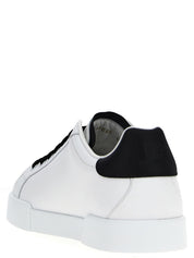 Bicolor Calfskin Low Top Sneakers