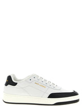 Bicolor Calfskin Low Top Sneakers