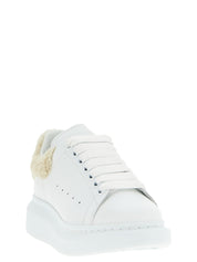 Alexander McQueen Beige Calfskin Chunky Sneakers