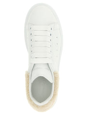 Alexander McQueen Beige Calfskin Chunky Sneakers