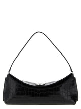 Black Calfskin Shoulder Bag