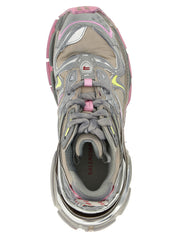 Multicolor Polyethylene Athletic Sneakers