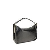 Black Calf Leather Bos Taurus Shoulder Bag