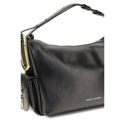 Black Calf Leather Bos Taurus Shoulder Bag