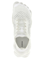 Balenciaga White Polyester Athletic Sneakers
