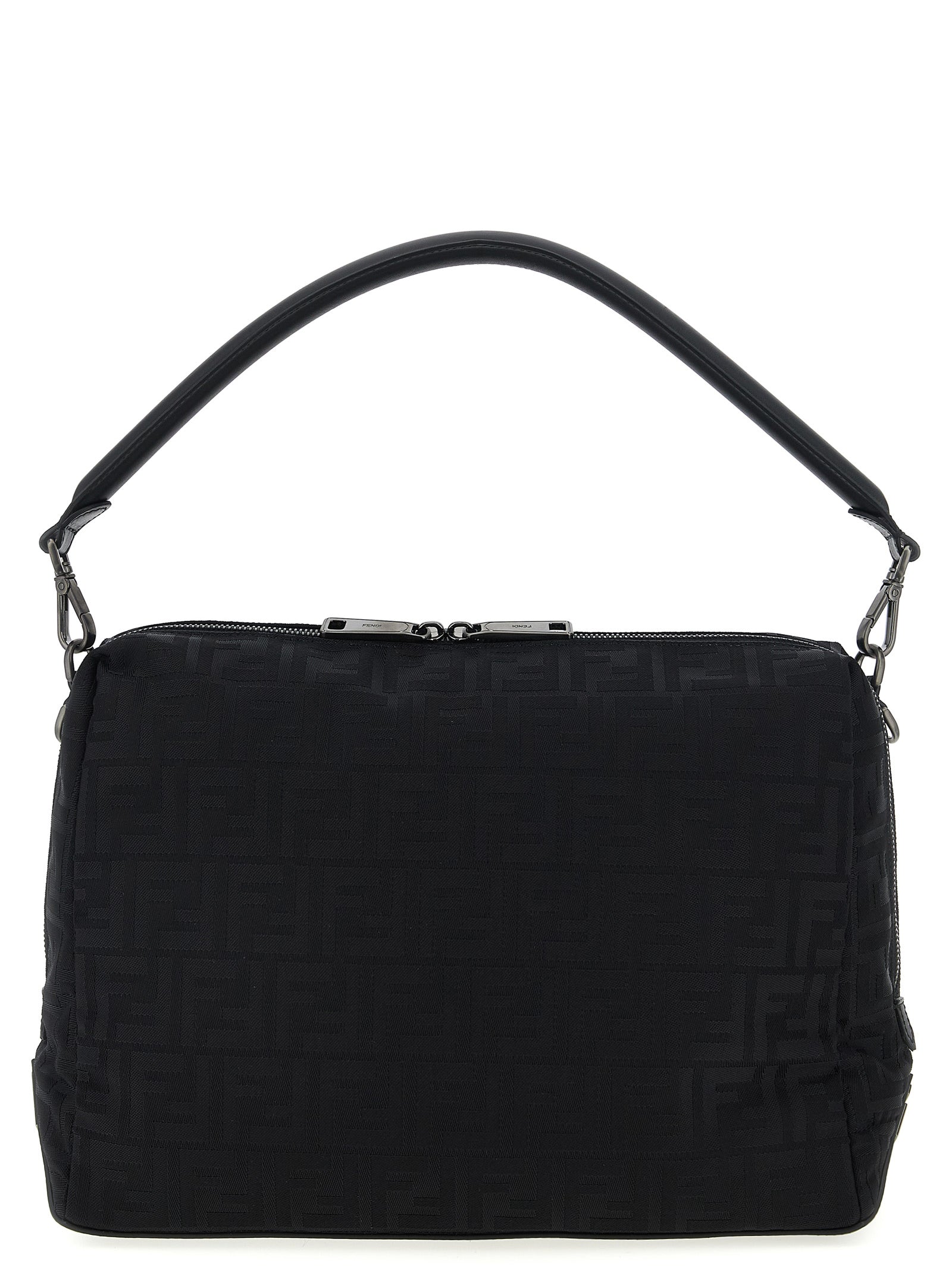 Black Polyamide Shoulder Bag