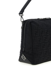 Black Polyamide Shoulder Bag