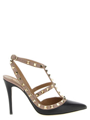 Valentino Garavani Black Lamb Leather High Heel Pumps