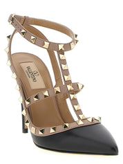 Valentino Garavani Black Lamb Leather High Heel Pumps