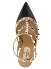 Valentino Garavani Black Lamb Leather High Heel Pumps
