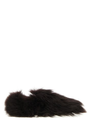 Tod's Brown Lamb Leather Slip-On Loafers