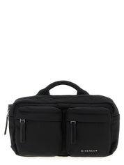 Black Polyamide Crossbody Bag