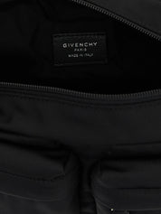 Black Polyamide Crossbody Bag