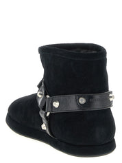 Balenciaga Black Calfskin Ankle Boots